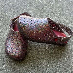 Mini Melissa Glittery Clogs
